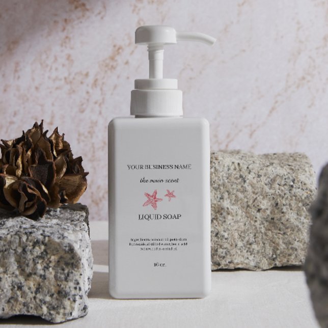 Verpackung von Flüssigseife-Spender Rechteckiger Aufkleber (Liquid soap dispenser cosmetics bottle packaging rectangular sticker)