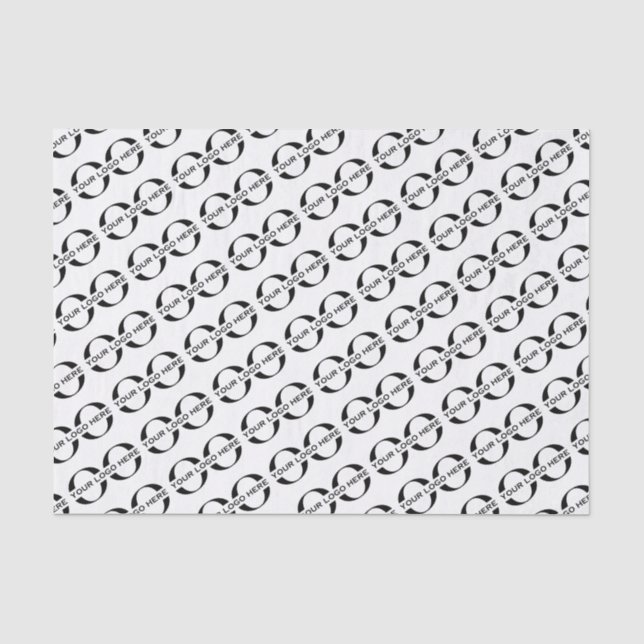 Verpackung von Logos für kundenspezifische Markenb Seidenpapier (Vorderseite)