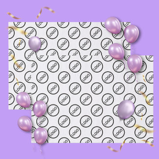 Verpackung von Logos für kundenspezifische Markenb Seidenpapier