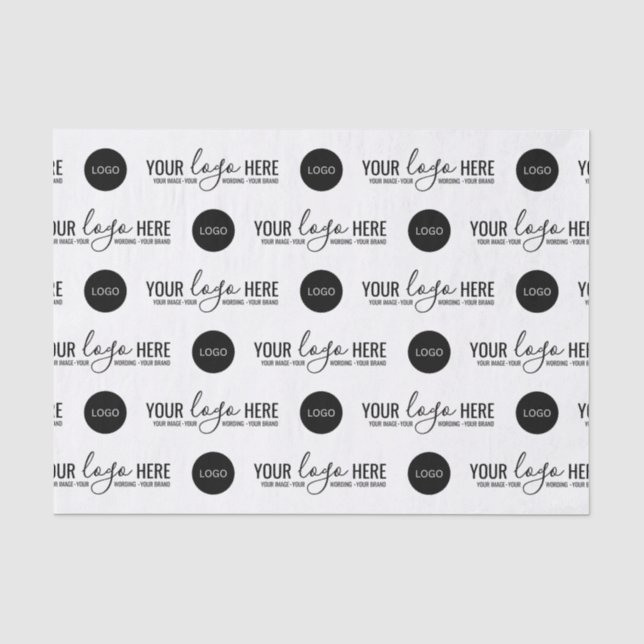 Verpackung von Logos mit eigener Marke 2 - Unterne Seidenpapier (Vorderseite)