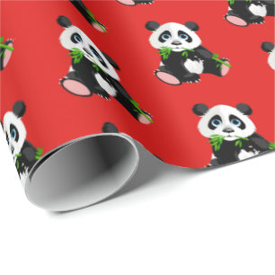 Verpackung von Papier-Panda Bären Geschenkpapier
