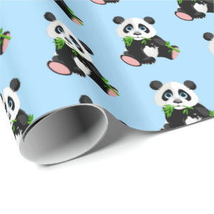 Verpackung von Papier-Panda Bären Geschenkpapier