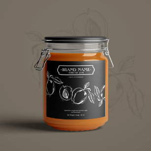 Verpackungsdesign für Apricot-Marmelade