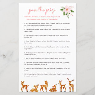Verpassen Sie das Baby Shower Game Pink Floral Dee