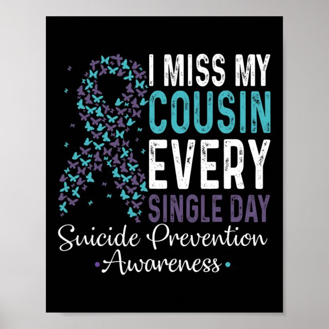 Verpassen Sie meinen Cousin jeden Single Suizidprä Poster (Vorne)