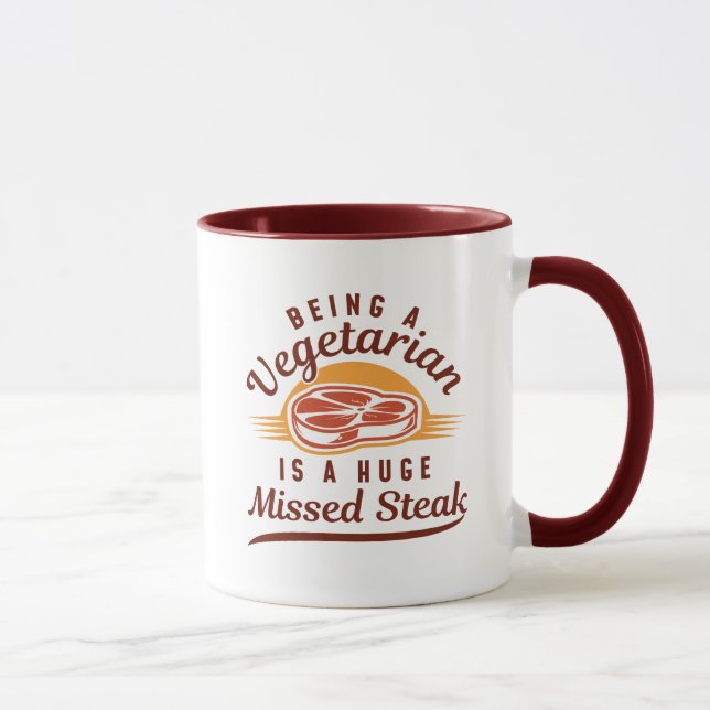 Verpasste Steak Tasse (Rechts)
