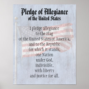 Verpfändung des US-Flaggengeschichtshofes Poster