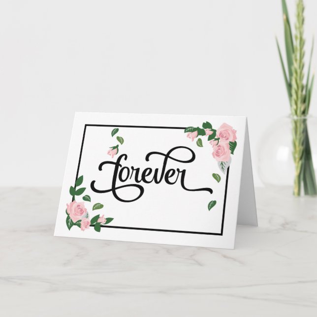 Verpflichtung - Forever Will Look Beautiful on You Karte (Vorderseite)