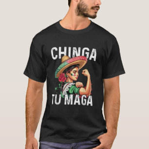Verpiss dich du MAGA Lustige Mexikaner T-Shirt