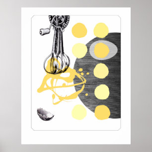 Verquirlte Eier Poster
