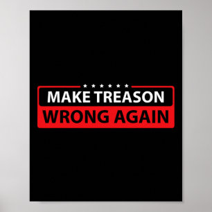 Verrat wieder falsch Politischer Widerstand lügt A Poster