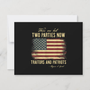Verräter und Patrioten Einladung