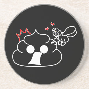 Verratyal - Brootsch the PooPoo Getränkeuntersetzer