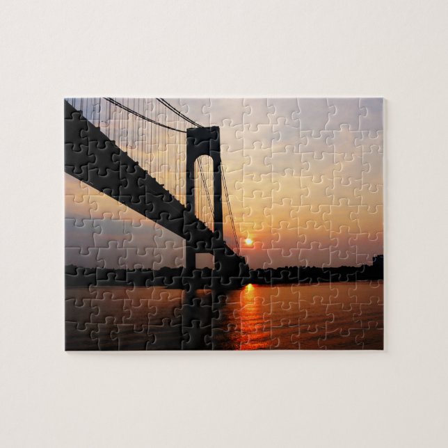 Verrazano-Brücke bei Morgendämmerung (Horizontal)