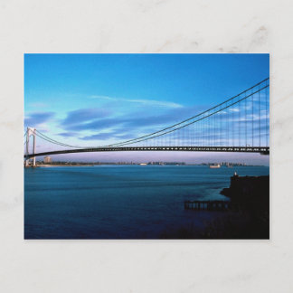 Verrazano-Narrows Bridge, New York, USA Postkarte