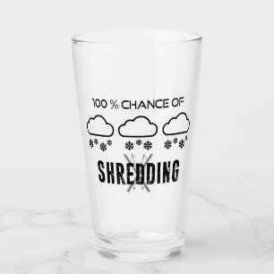 Verre 100% De Chance De Shredding Météo Prévision Ski