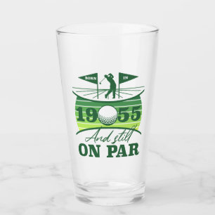 Verre 1955 70e anniversaire Humour de golf