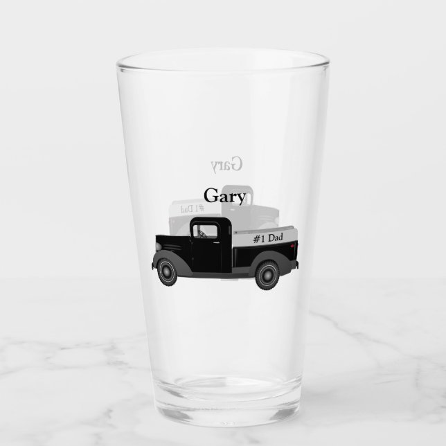 Verre #1 Papa Vieux Papier de Camion Vieux Vêtements (Devant)