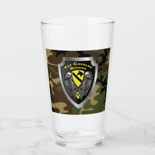 Verre 1re division de cavalerie Vétérinaire (Devant)