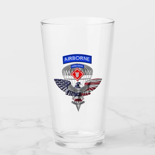 Verre 20e brigade du génie-aigle aéroporté (Devant)