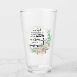 Verre 2 Timothée 1:7 Dieu n'a pas donné un esprit de peu