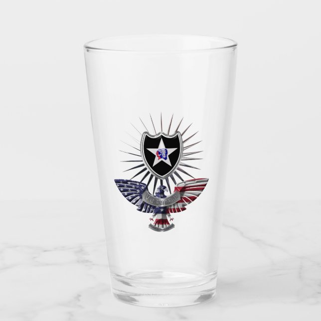 Verre 2e division d'infanterie Cool Eagle (Devant)