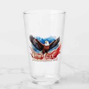 Verre 4 juillet Aigle – Conception d'art patriotique