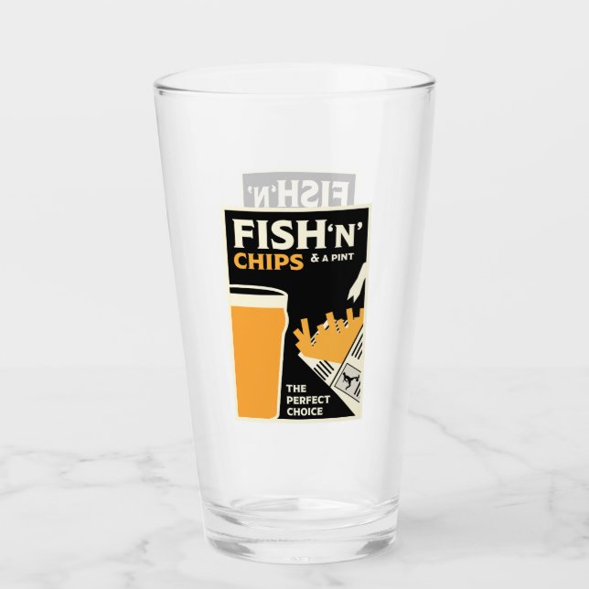 Verre 4 juin — Journée du poisson et de la chipe (Devant)