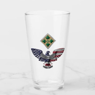 Verre 4e division d'infanterie Aigle