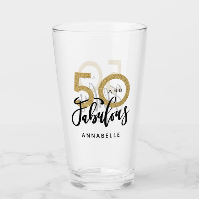 Verre 50 et fabuleux anniversaire (Devant)