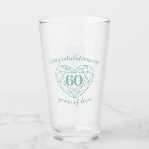 Verre 60e anniversaire 60 ans sur mesure