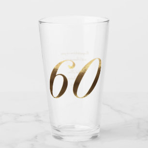 Verre 60e anniversaire du Mariage Diamond
