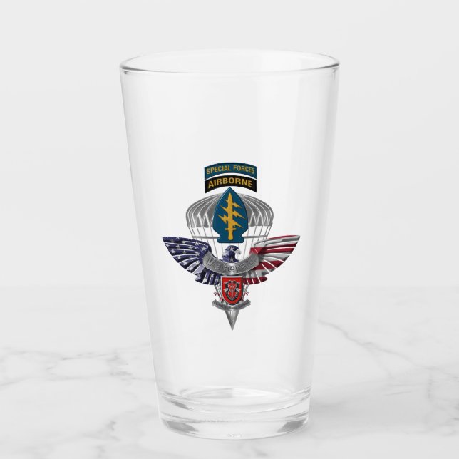 Verre 7e Ancien combattant du Groupe des forces spéciale (Devant)