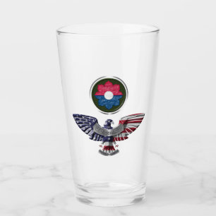 Verre 9e division d'infanterie Ancien combattant de l'ai