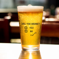 Verre à bière drôle de tacos boisson ivre