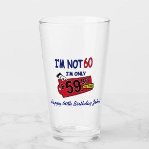 Verre à bière humoristique 60 ans