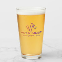 Verre à bière Meta Music