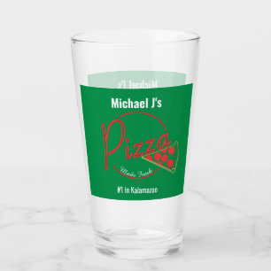 Verre à bière Pizzeria Pizza Fraîchement Faite