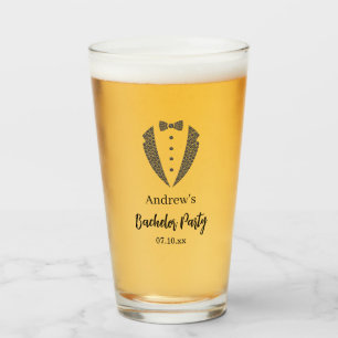 Verre à bière pour enterrement de vie de garçon