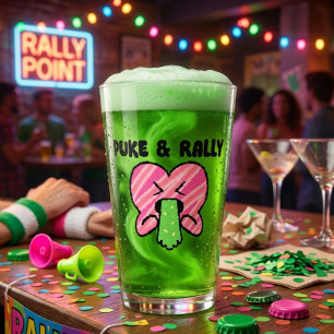 Verre à bière Puke & Rally – Édition spéciale Pink