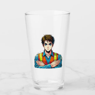 Verre à boire avec un professionnel de sécurité ma