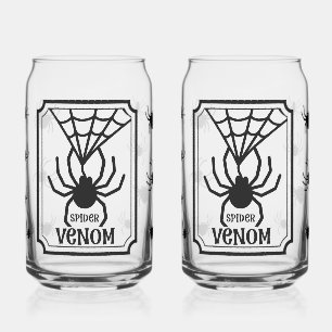 Verre à boire Toile d'Araignée Gothique Épouvantab