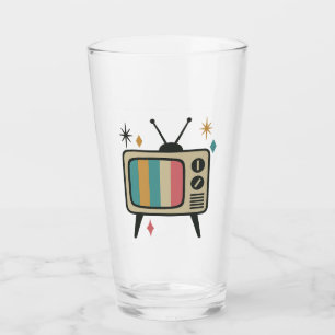 Verre à boire TV rétro Atomi moderne du milieu d