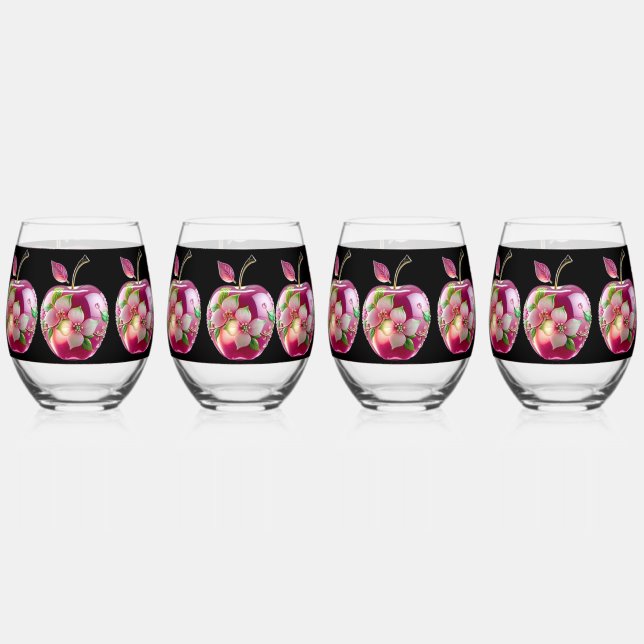 Verre à canne imprimé (Recto)