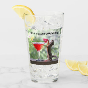 Verre à cocktail écureuil