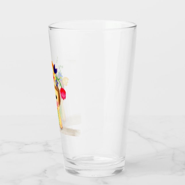 verre à fleurs (Gauche)