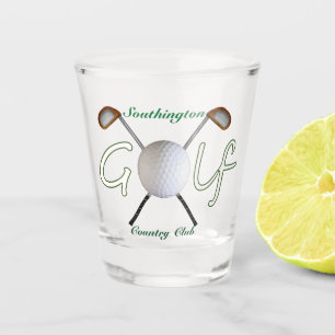 Verre à liqueur de golf