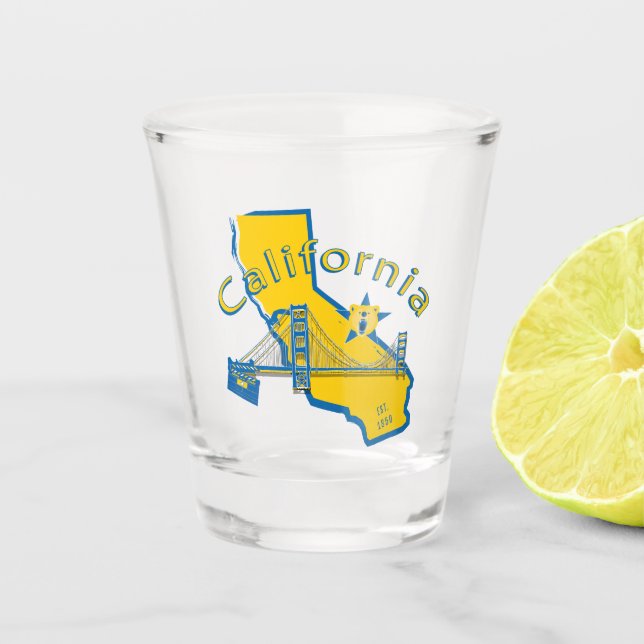 Verre à liqueur de la Californie (Devant)