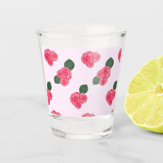 Verre à percussion rose
