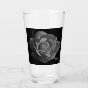 Verre à Pilsner Rose Noir & Blanc Citation d'Amo